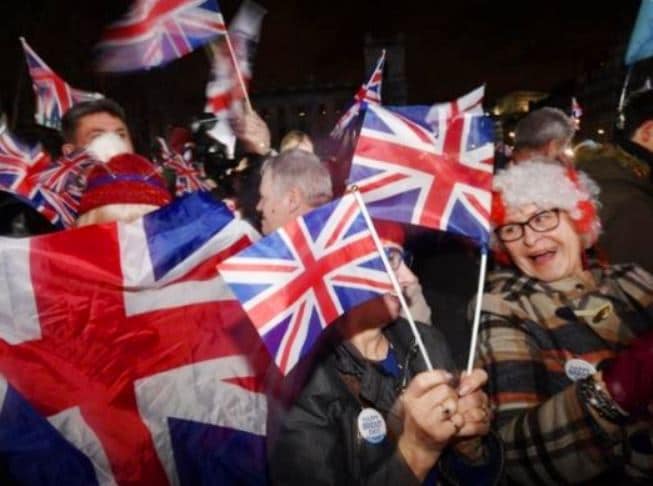 Reino Unido materializó su Brexit / celebración