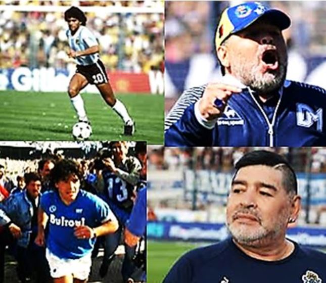 Maradona leyenda del fútbol y polémica persona murió