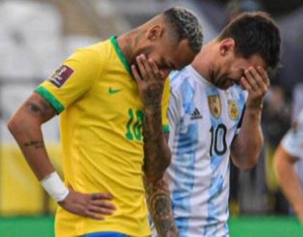 Suspensión insólita del partido Brasil-Argentina