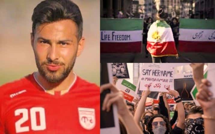 La condena del futbolista iraní Amir Nasr Azadani