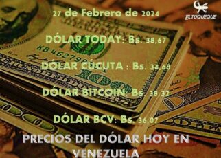 Precio del dólar hoy 27/02/2024 en Venezuela