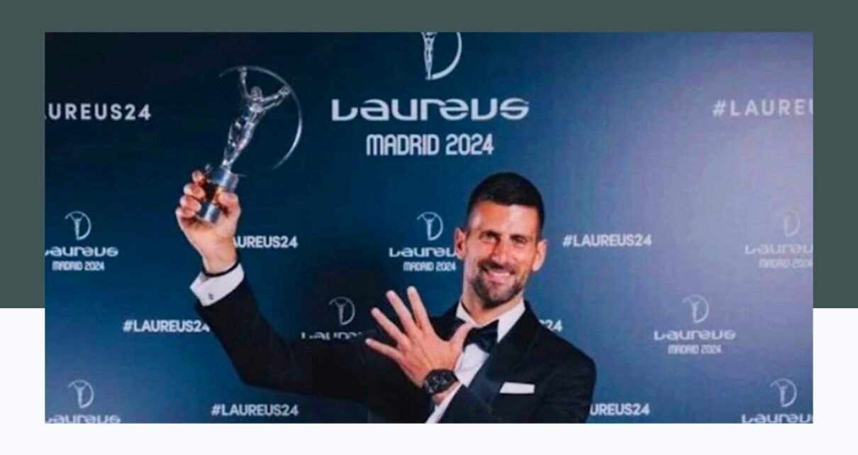 Djokovic es elegido mejor atleta del mundo nuevamente