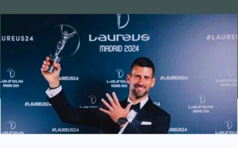 Djokovic es elegido mejor atleta del mundo nuevamente