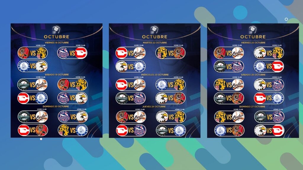 Calendario de la LVBP 2024-2025 2