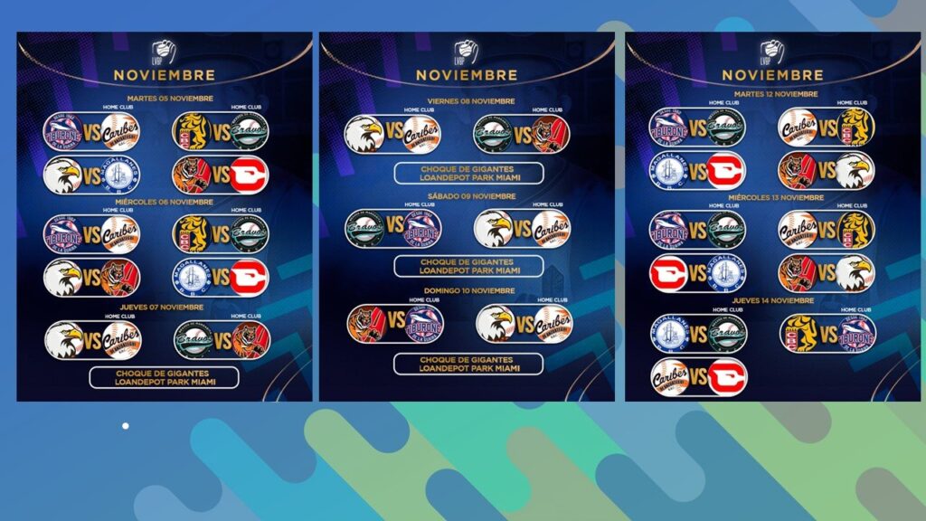 Calendario de la LVBP 2024-2025 4