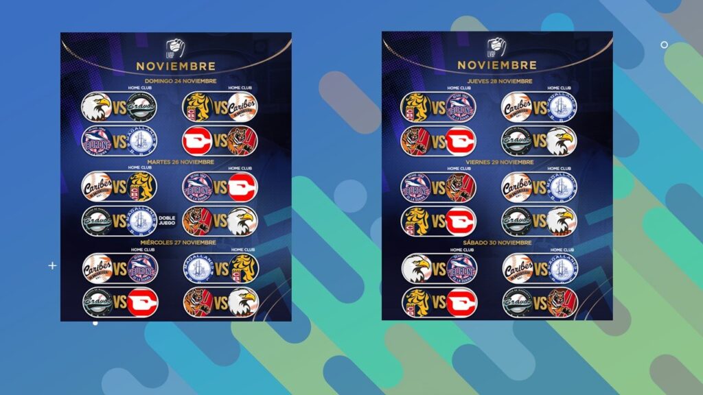 Calendario de la LVBP 2024-2025 6