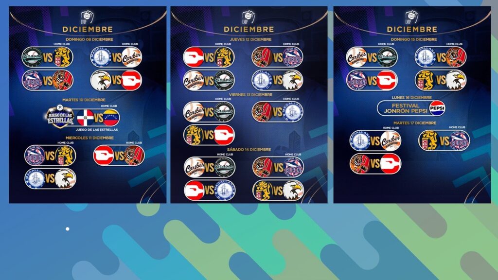 Calendario de la LVBP 2024-2025 8