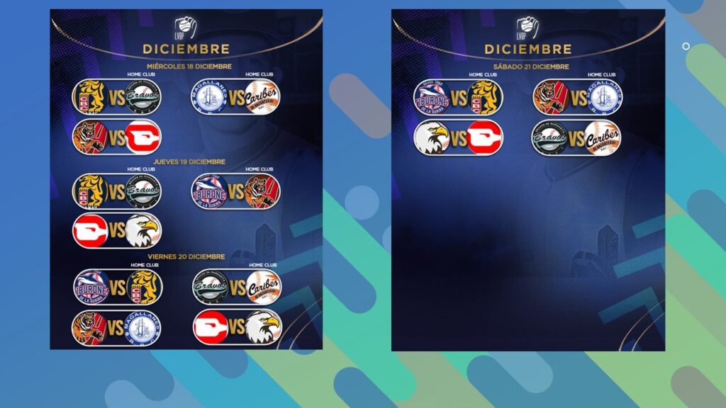 Calendario de la LVBP 2024-2025 9