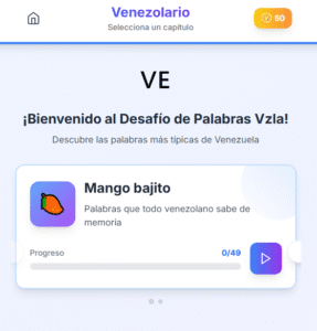 Venezolario interfaz web